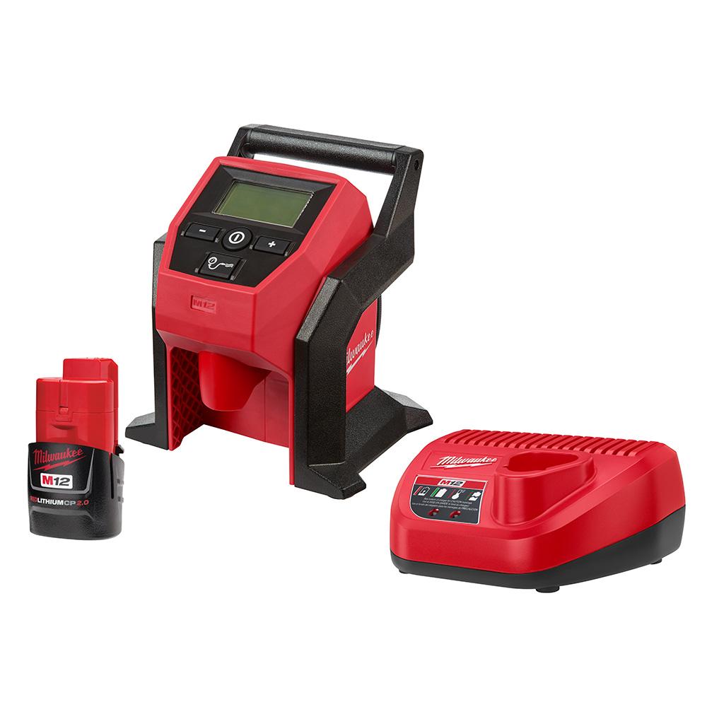 M12™ Compact Inflator w/ CP 2.0AH Battery Kit<span class=' ItemWarning' style='display:block;'>Item is usually in stock, but we&#39;ll be in touch if there&#39;s a problem<br /></span>