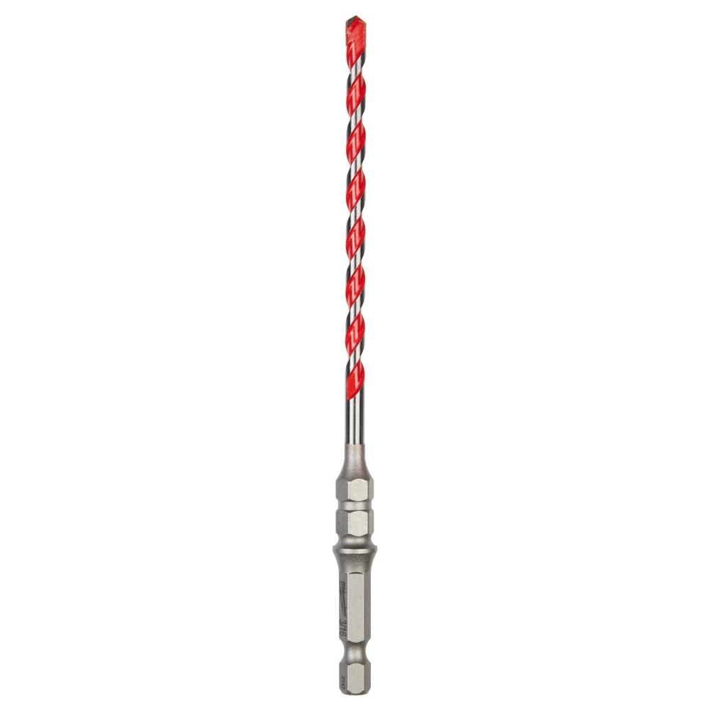 3/16&#34; x 6&#34; SHOCKWAVE™ Carbide Hammer Drill Bit for Concrete Screws<span class=' ItemWarning' style='display:block;'>Item is usually in stock, but we&#39;ll be in touch if there&#39;s a problem<br /></span>