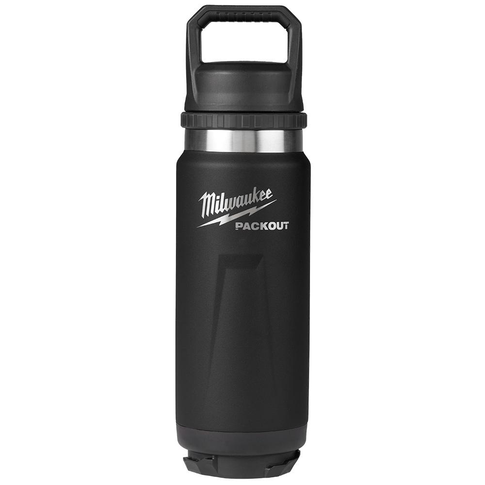 PACKOUT™ 24oz Insulated Bottle with Chug Lid - Black<span class=' ItemWarning' style='display:block;'>Item is usually in stock, but we&#39;ll be in touch if there&#39;s a problem<br /></span>