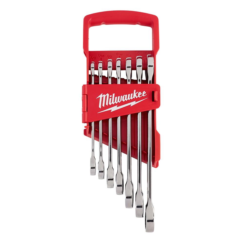 7pc Ratcheting Combination Wrench Set - SAE<span class=' ItemWarning' style='display:block;'>Item is usually in stock, but we&#39;ll be in touch if there&#39;s a problem<br /></span>