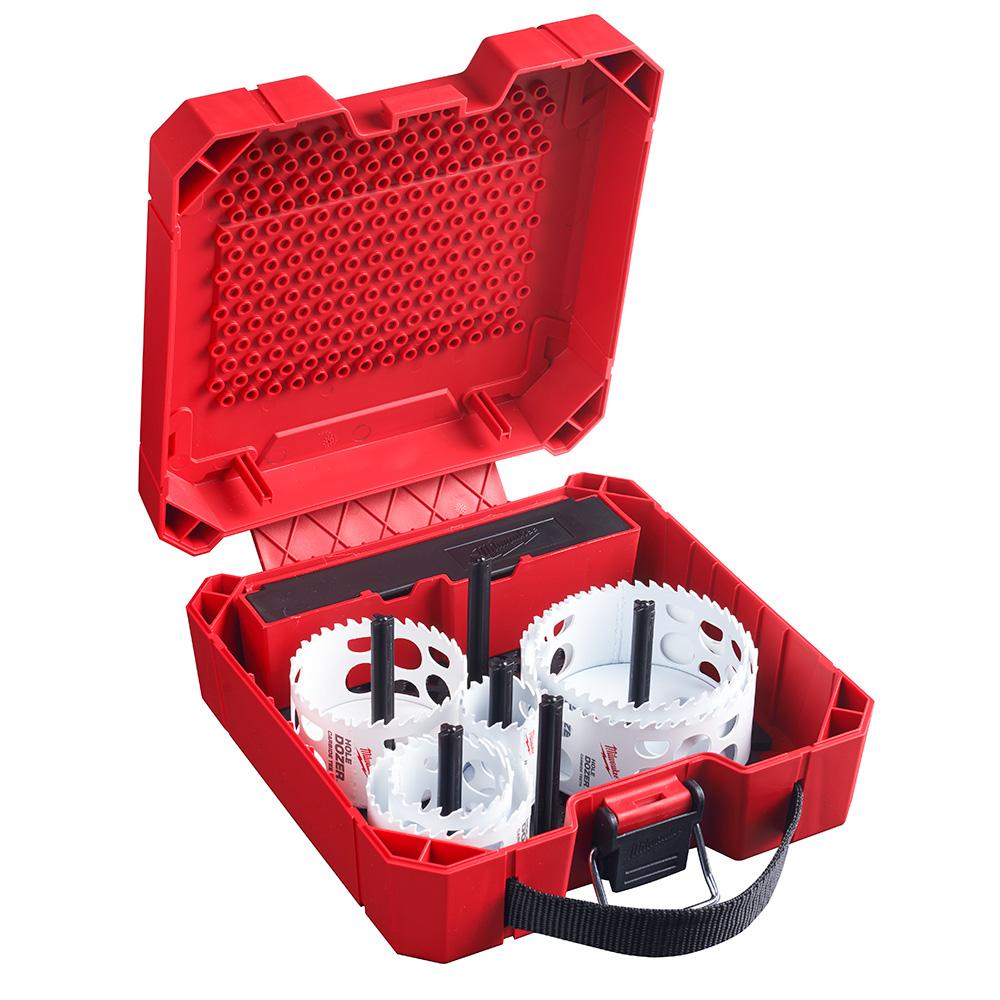 9 PC HOLE DOZER™ with Carbide Teeth Large Diameter Hole Saw Kit<span class=' ItemWarning' style='display:block;'>Item is usually in stock, but we&#39;ll be in touch if there&#39;s a problem<br /></span>