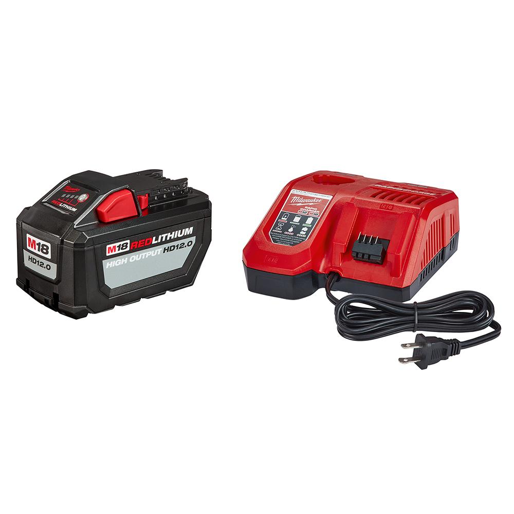 M18™ REDLITHIUM™ HIGH OUTPUT™ HD 12.0Ah Battery and Charger Starter Kit<span class=' ItemWarning' style='display:block;'>Item is usually in stock, but we&#39;ll be in touch if there&#39;s a problem<br /></span>