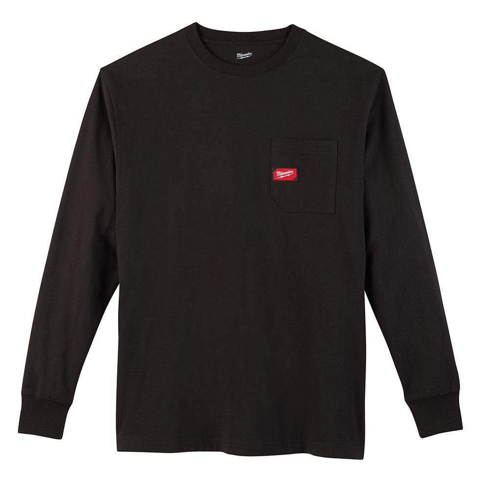 HD Pocket T-Shirt - LS - Black S<span class='Notice ItemWarning' style='display:block;'>Item has been discontinued<br /></span>