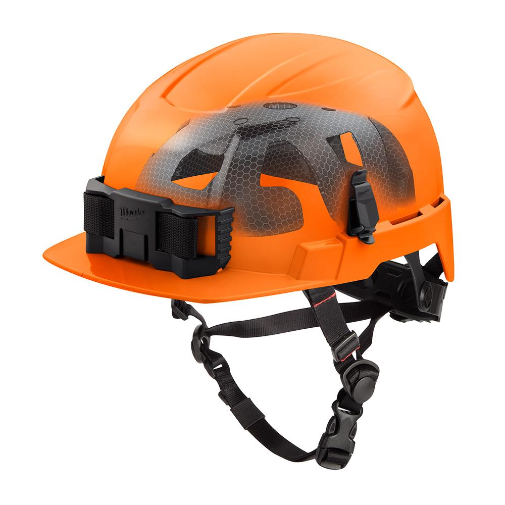 BOLT™ Orange Front Brim Safety Helmet with IMPACT ARMOR™ Liner (USA) - Type 2, Class E<span class=' ItemWarning' style='display:block;'>Item is usually in stock, but we&#39;ll be in touch if there&#39;s a problem<br /></span>