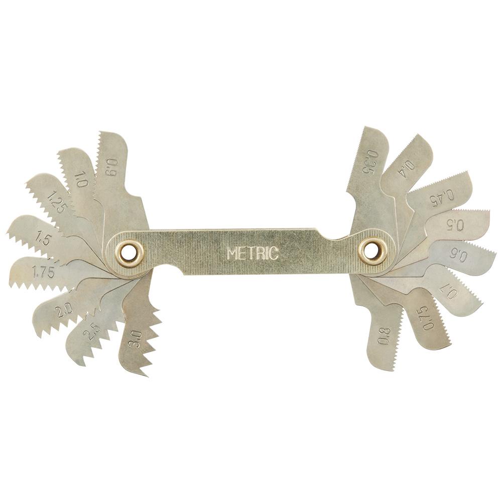 0.35-3.00 mm Metric Thread Pitch Gauge<span class=' ItemWarning' style='display:block;'>Item is usually in stock, but we&#39;ll be in touch if there&#39;s a problem<br /></span>