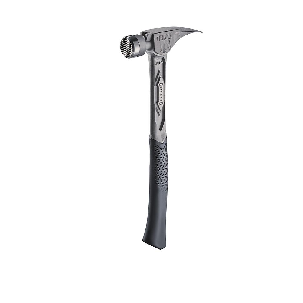 STILETTO® TIBONE™ 14oz Milled/Curved Titanium Framing Hammer<span class=' ItemWarning' style='display:block;'>Item is usually in stock, but we&#39;ll be in touch if there&#39;s a problem<br /></span>