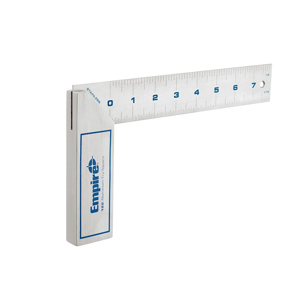 8 in. Heavy Duty Aluminum Try Square<span class=' ItemWarning' style='display:block;'>Item is usually in stock, but we&#39;ll be in touch if there&#39;s a problem<br /></span>