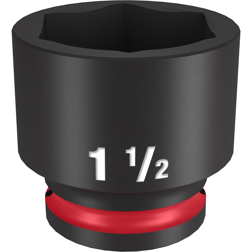 SHOCKWAVE™ Impact Duty™ 1/2&#34; Drive 1-1/2&#34; Standard 6 Point Socket<span class=' ItemWarning' style='display:block;'>Item is usually in stock, but we&#39;ll be in touch if there&#39;s a problem<br /></span>