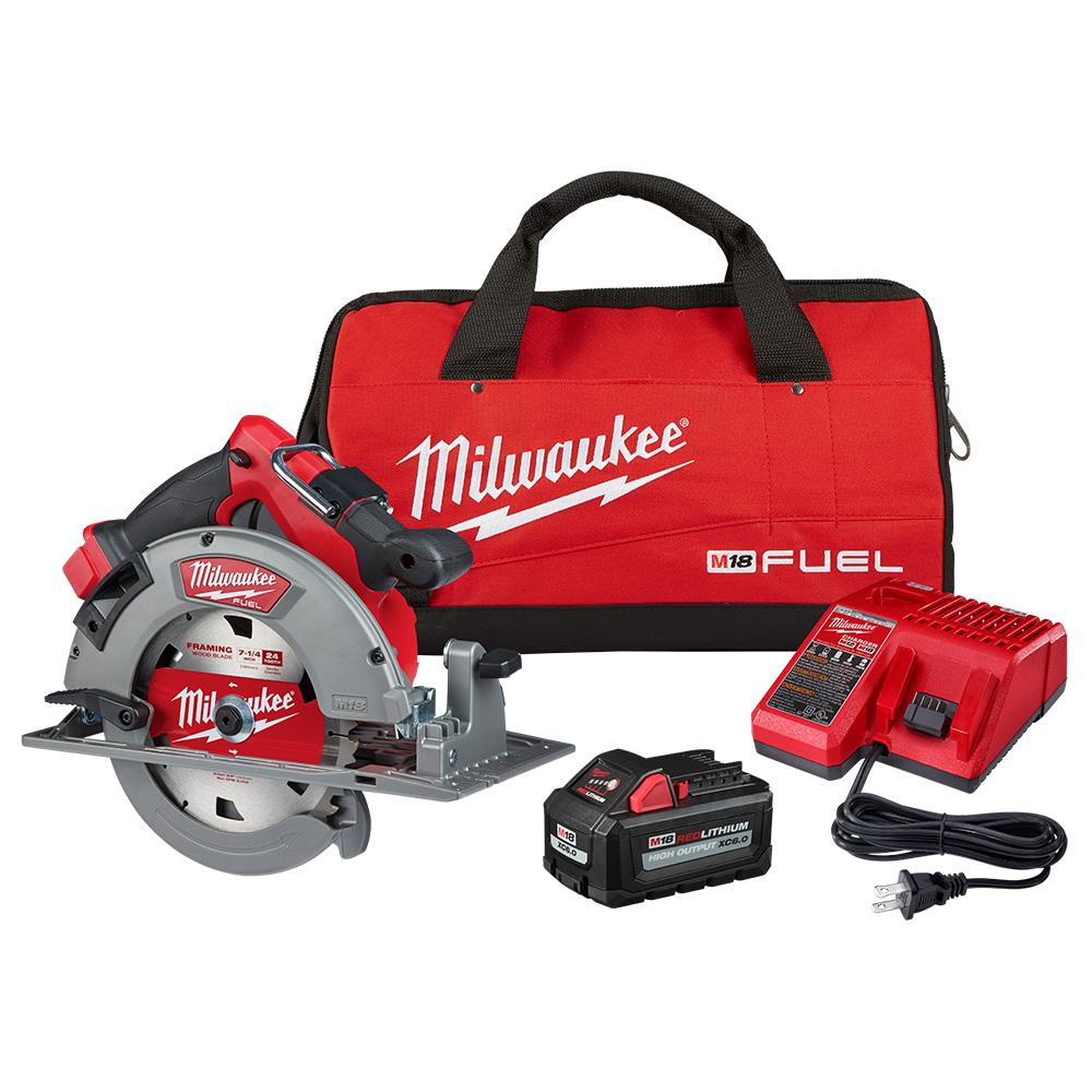 M18 FUEL™ 7-1/4&#34; Circular Saw Kit w/ HIGH OUTPUT™ XC 6.0Ah<span class=' ItemWarning' style='display:block;'>Item is usually in stock, but we&#39;ll be in touch if there&#39;s a problem<br /></span>