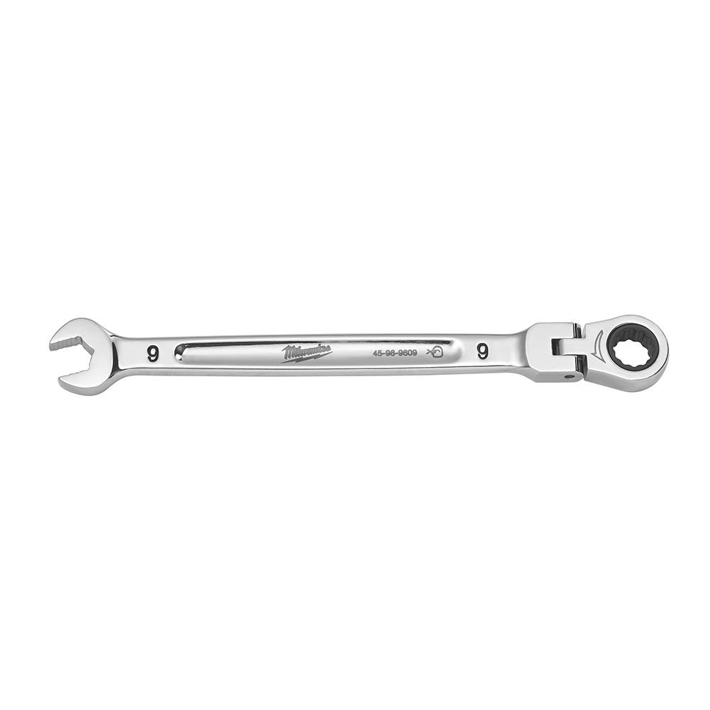 9mm Flex Head Ratcheting Combination Wrench<span class=' ItemWarning' style='display:block;'>Item is usually in stock, but we&#39;ll be in touch if there&#39;s a problem<br /></span>