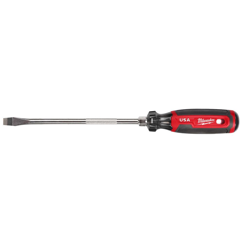 3/8&#34; Slotted 8&#34; Cushion Grip Screwdriver (USA)<span class=' ItemWarning' style='display:block;'>Item is usually in stock, but we&#39;ll be in touch if there&#39;s a problem<br /></span>