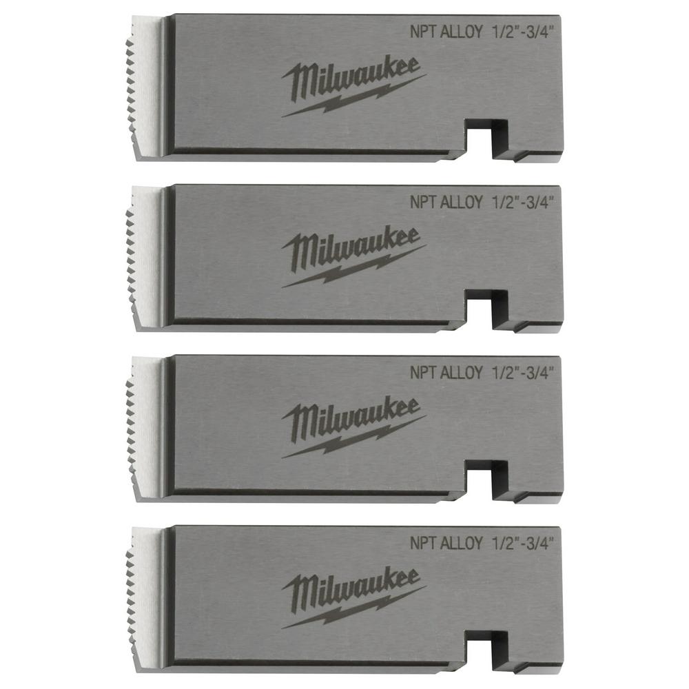 Milwaukee® 1/2&#34;-3/4&#34; ALLOY NPT Universal Pipe Threading Dies<span class=' ItemWarning' style='display:block;'>Item is usually in stock, but we&#39;ll be in touch if there&#39;s a problem<br /></span>