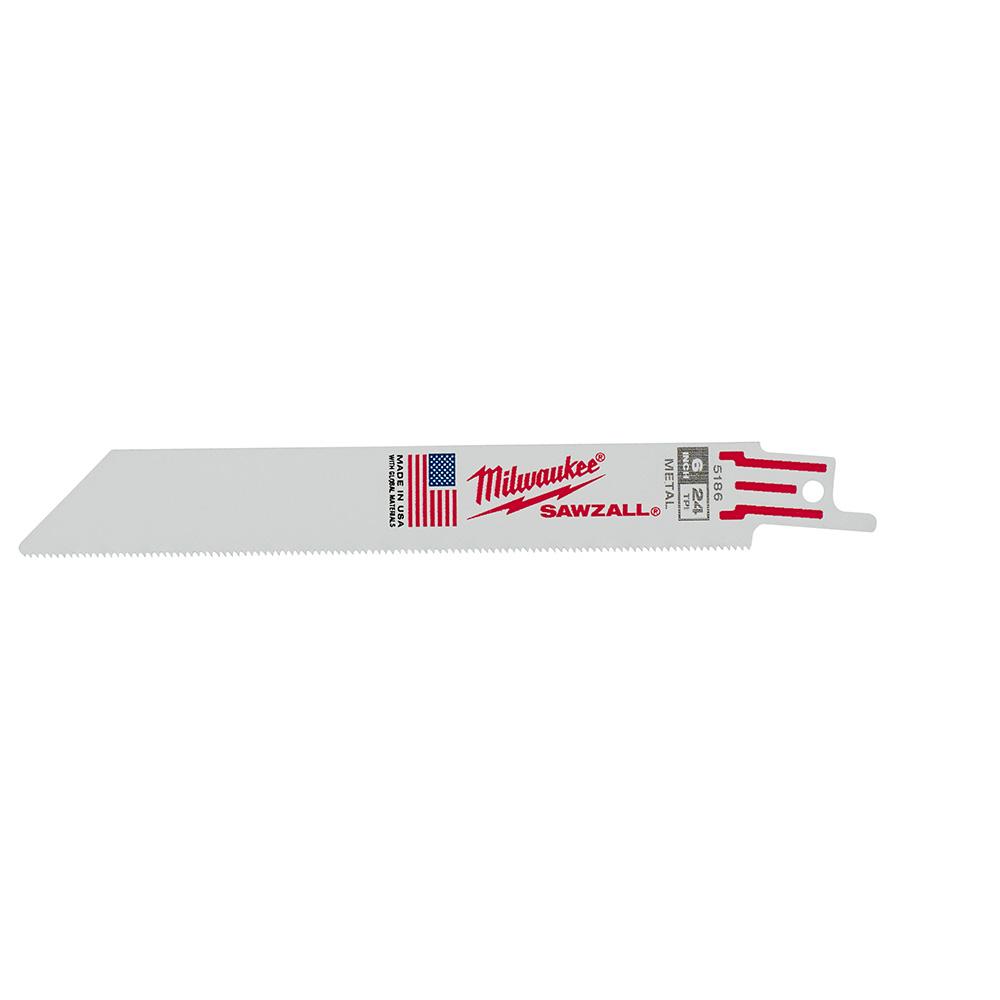 Super Sawzall Blade 24 TPI 6&#34; L 25<span class=' ItemWarning' style='display:block;'>Item is usually in stock, but we&#39;ll be in touch if there&#39;s a problem<br /></span>