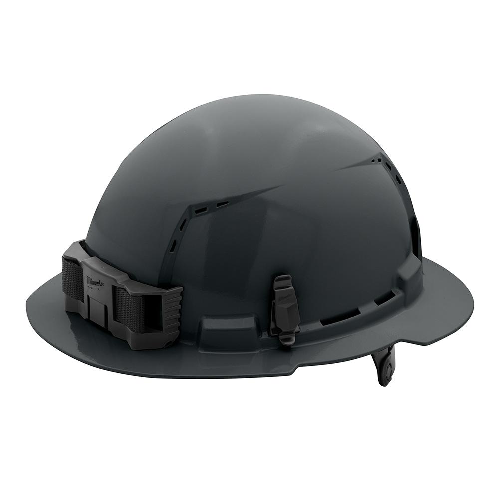 Gray Full Brim Vented Hard Hat w/6pt Ratcheting Suspension - Type 1, Class C<span class=' ItemWarning' style='display:block;'>Item is usually in stock, but we&#39;ll be in touch if there&#39;s a problem<br /></span>