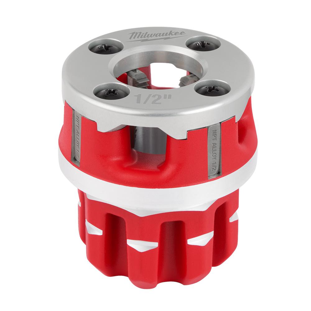 Compact 1/2&#34; ALLOY NPT Portable Pipe Threading Forged Aluminum Die Head<span class=' ItemWarning' style='display:block;'>Item is usually in stock, but we&#39;ll be in touch if there&#39;s a problem<br /></span>