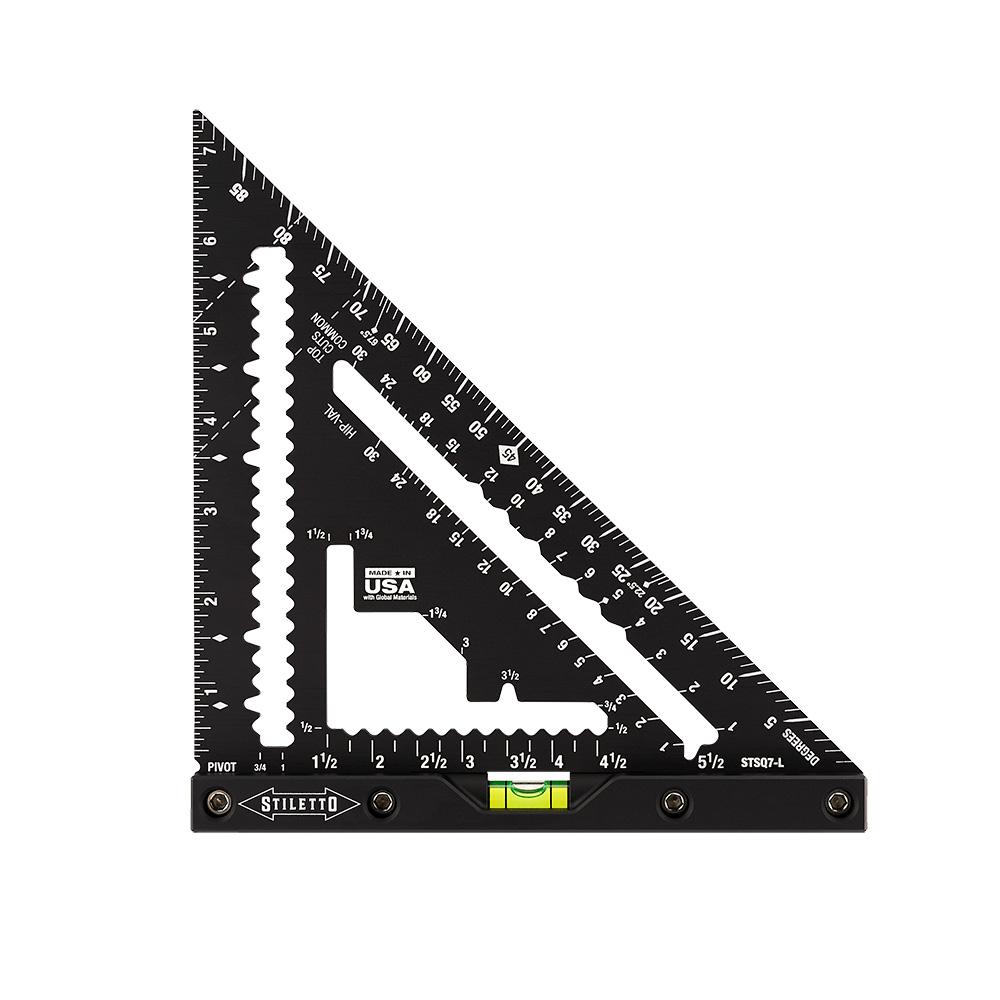 STILETTO® 7&#34; Carpenter Square with Level<span class=' ItemWarning' style='display:block;'>Item is usually in stock, but we&#39;ll be in touch if there&#39;s a problem<br /></span>