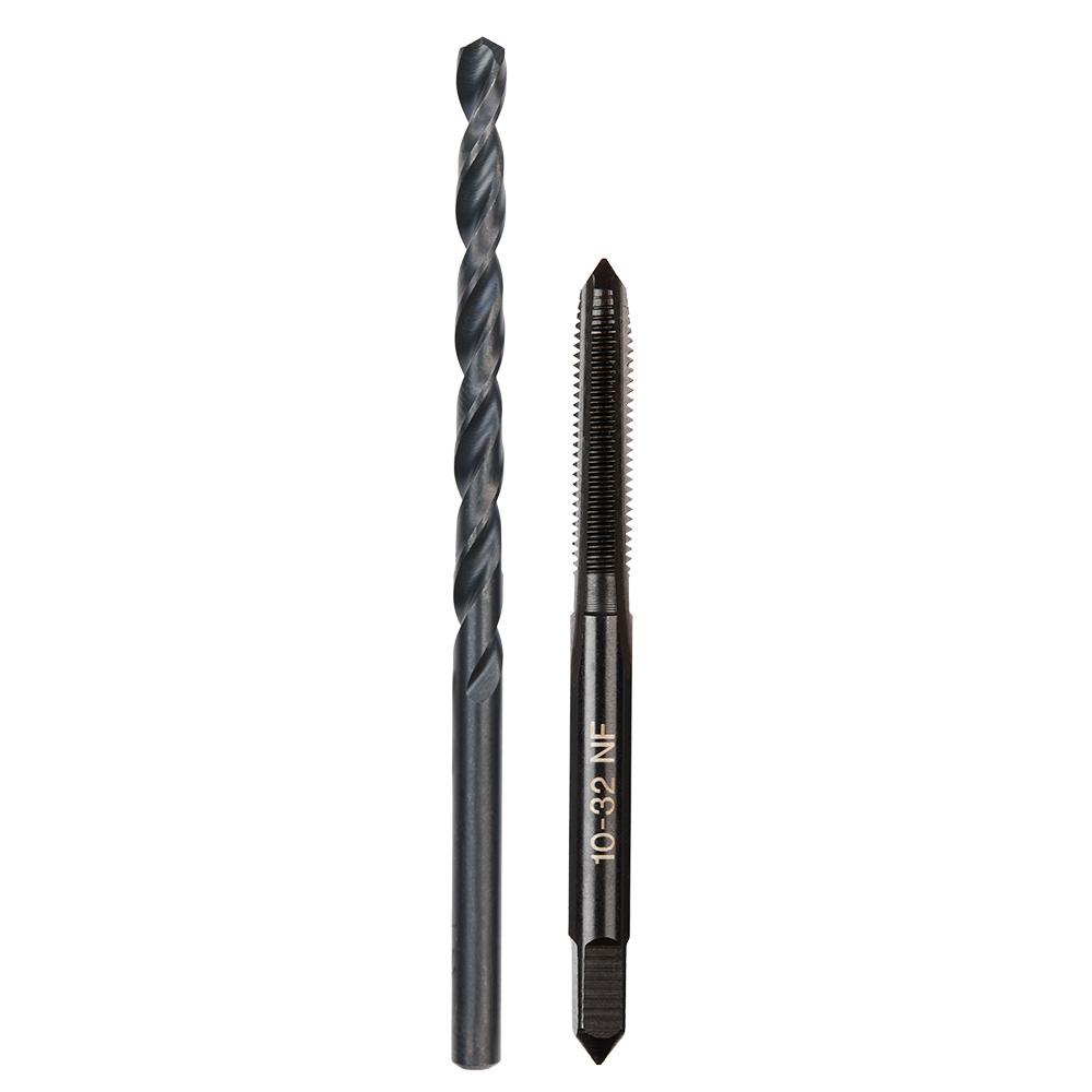 10-32 NF Straight Flute Plug Tap & #21 Drill Bit<span class=' ItemWarning' style='display:block;'>Item is usually in stock, but we&#39;ll be in touch if there&#39;s a problem<br /></span>