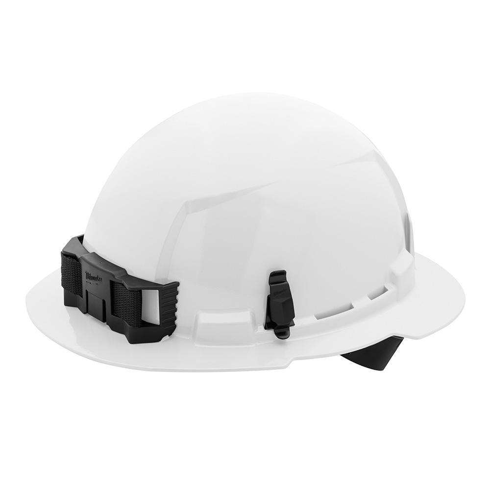 White Full Brim Hard Hat w/4pt Ratcheting Suspension - Type 1, Class E<span class=' ItemWarning' style='display:block;'>Item is usually in stock, but we&#39;ll be in touch if there&#39;s a problem<br /></span>