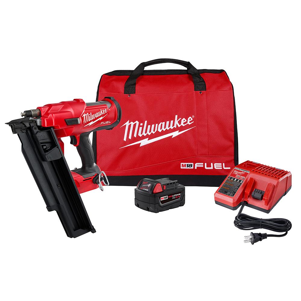 M18 FUEL™ 21 Degree Framing Nailer Kit<span class=' ItemWarning' style='display:block;'>Item is usually in stock, but we&#39;ll be in touch if there&#39;s a problem<br /></span>