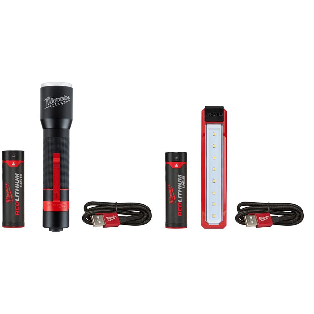 USB Rechargeable 700 L Flashlight with Flood Light Kit<span class='Notice ItemWarning' style='display:block;'>Item has been discontinued<br /></span>