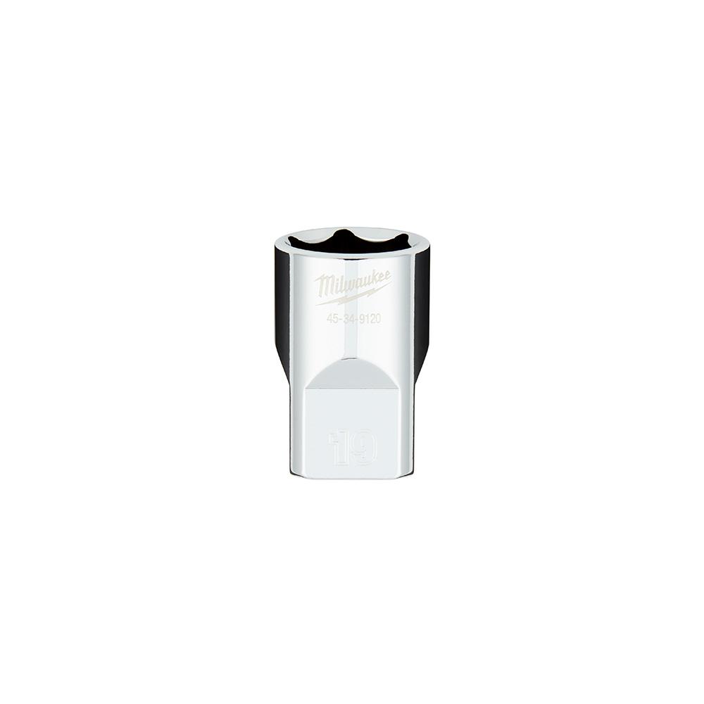 1/2 in. Drive 19MM Metric 6-Point Socket with FOUR FLAT™ Sides<span class=' ItemWarning' style='display:block;'>Item is usually in stock, but we&#39;ll be in touch if there&#39;s a problem<br /></span>