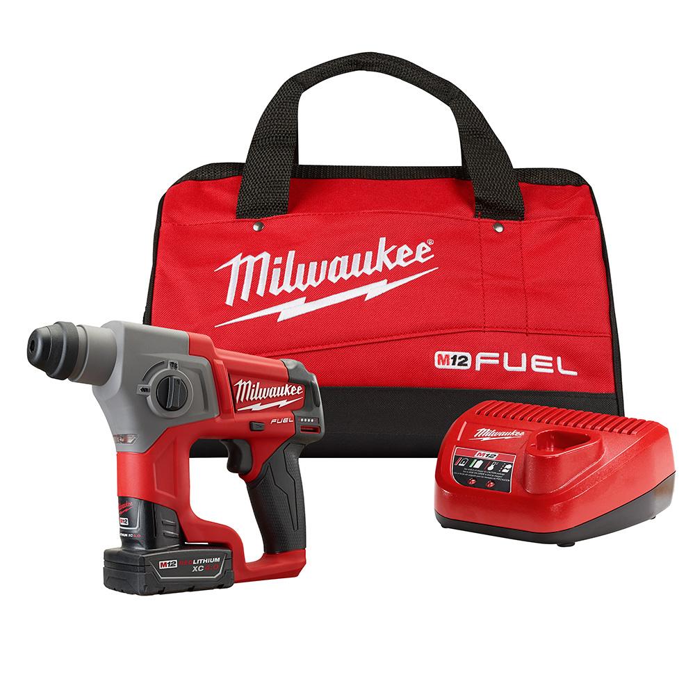 M12 FUEL™ 5/8 SDS Plus Rotary Hammer W/ 1BAT Kit<span class=' ItemWarning' style='display:block;'>Item is usually in stock, but we&#39;ll be in touch if there&#39;s a problem<br /></span>