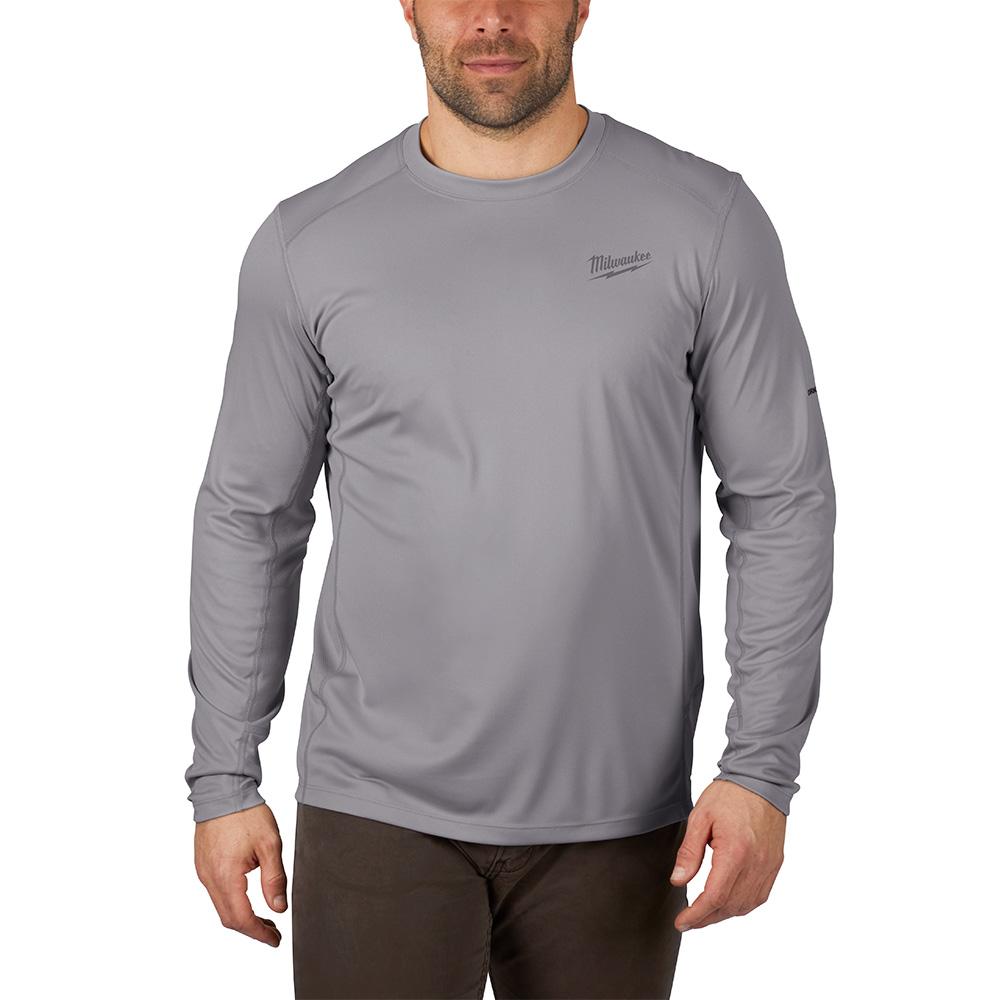 WORKSKIN™ Lightweight Performance Shirt - Long Sleeve - Gray 2X<span class=' ItemWarning' style='display:block;'>Item is usually in stock, but we&#39;ll be in touch if there&#39;s a problem<br /></span>