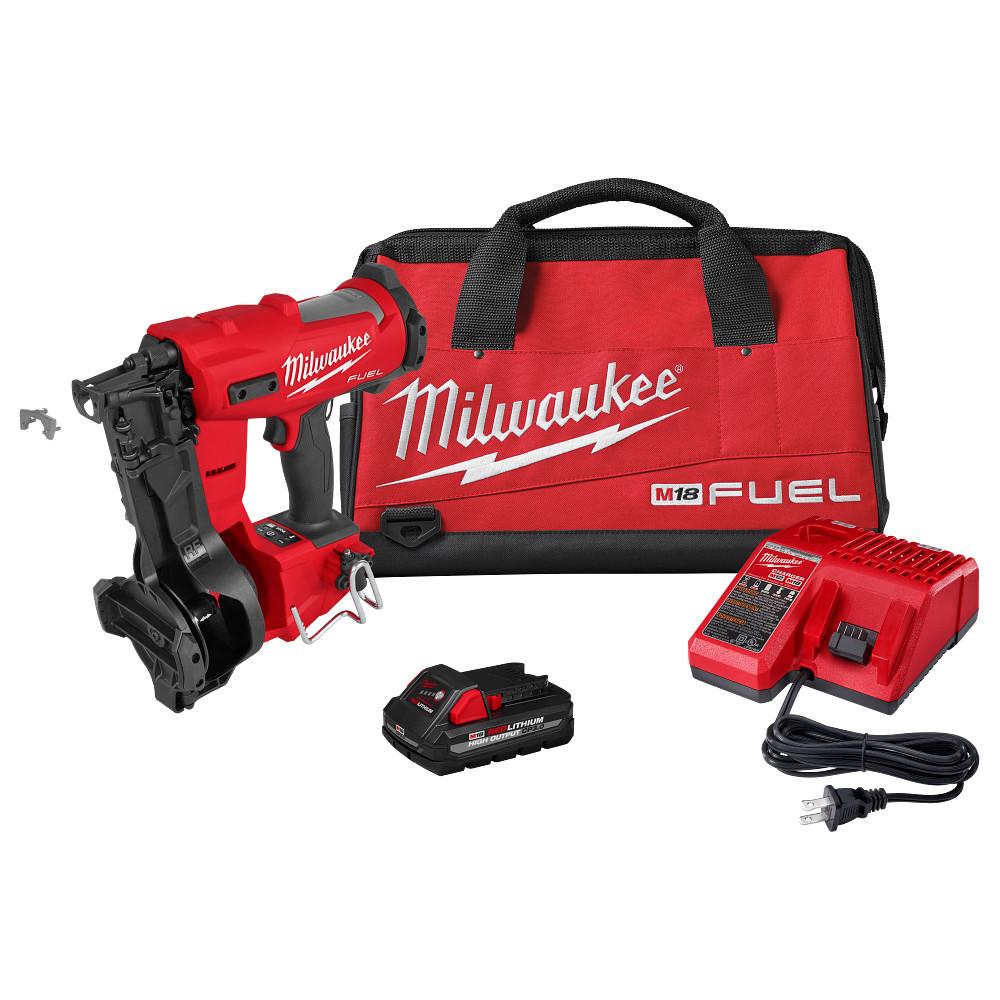 M18 FUEL™ Coil Roofing Nailer Kit<span class=' ItemWarning' style='display:block;'>Item is usually in stock, but we&#39;ll be in touch if there&#39;s a problem<br /></span>