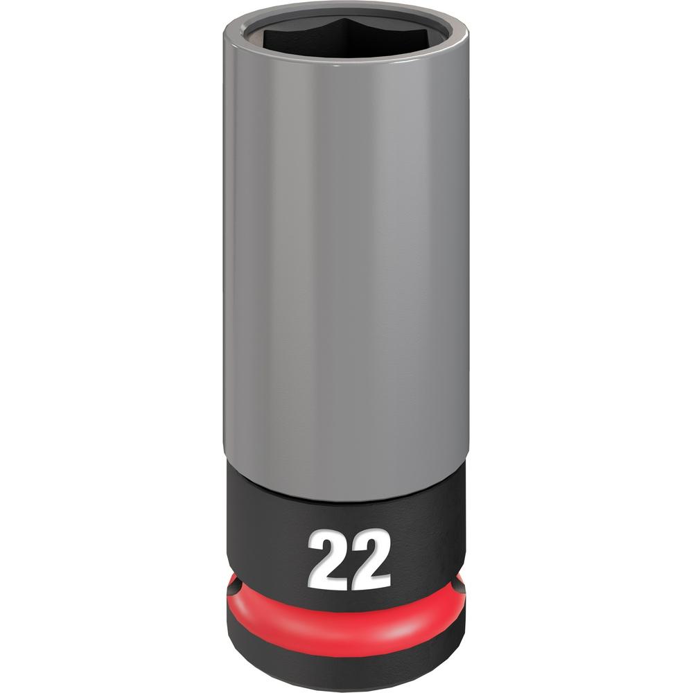 SHOCKWAVE Impact Duty™ 1/2 Drive 22MM Metric Lug Nut Wheel Socket<span class=' ItemWarning' style='display:block;'>Item is usually in stock, but we&#39;ll be in touch if there&#39;s a problem<br /></span>