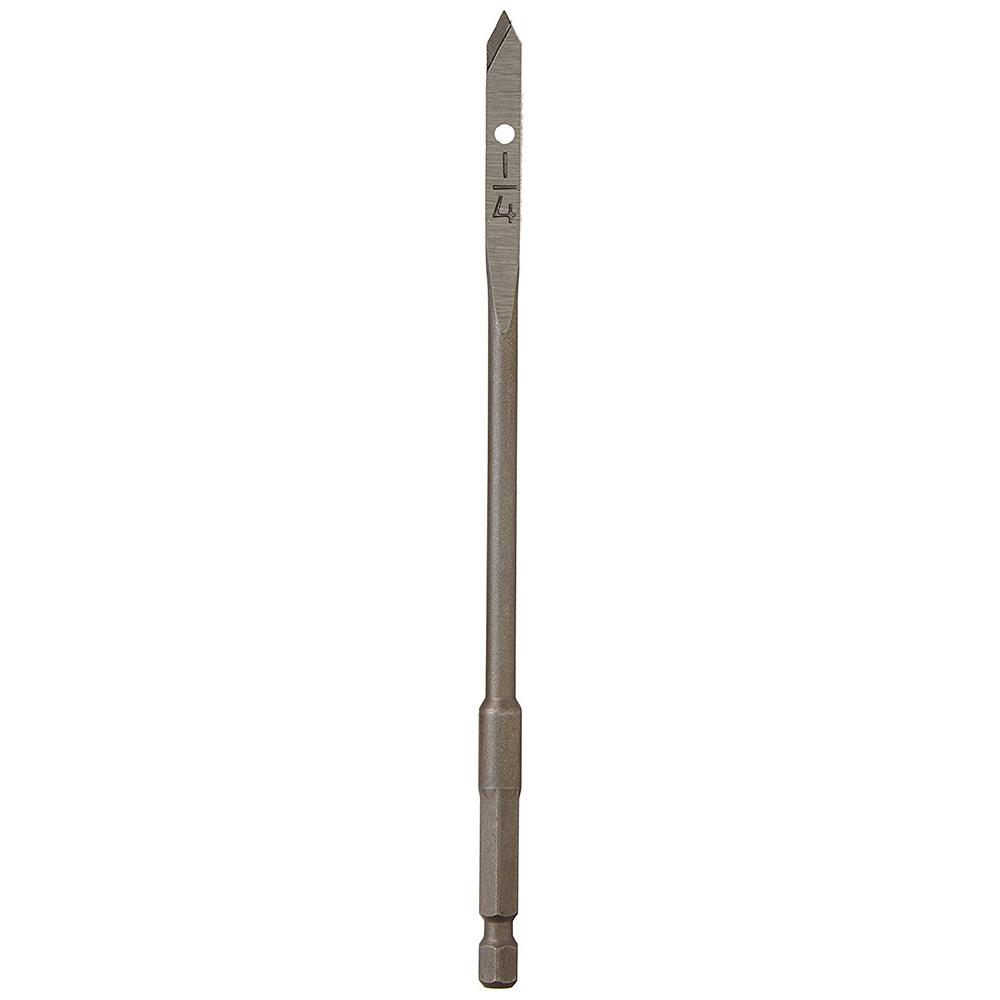 Flat Boring Bit 1/4 in. x 6 in.<span class=' ItemWarning' style='display:block;'>Item is usually in stock, but we&#39;ll be in touch if there&#39;s a problem<br /></span>