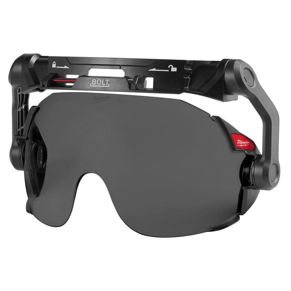 BOLT™ Eye Visor - Tinted Dual Coat Lens (Compatible with Milwaukee® Safety Helmets)<span class=' ItemWarning' style='display:block;'>Item is usually in stock, but we&#39;ll be in touch if there&#39;s a problem<br /></span>