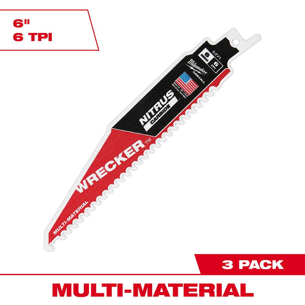 6&#34; The WRECKER™ with NITRUS CARBIDE™ 3PK<span class=' ItemWarning' style='display:block;'>Item is usually in stock, but we&#39;ll be in touch if there&#39;s a problem<br /></span>