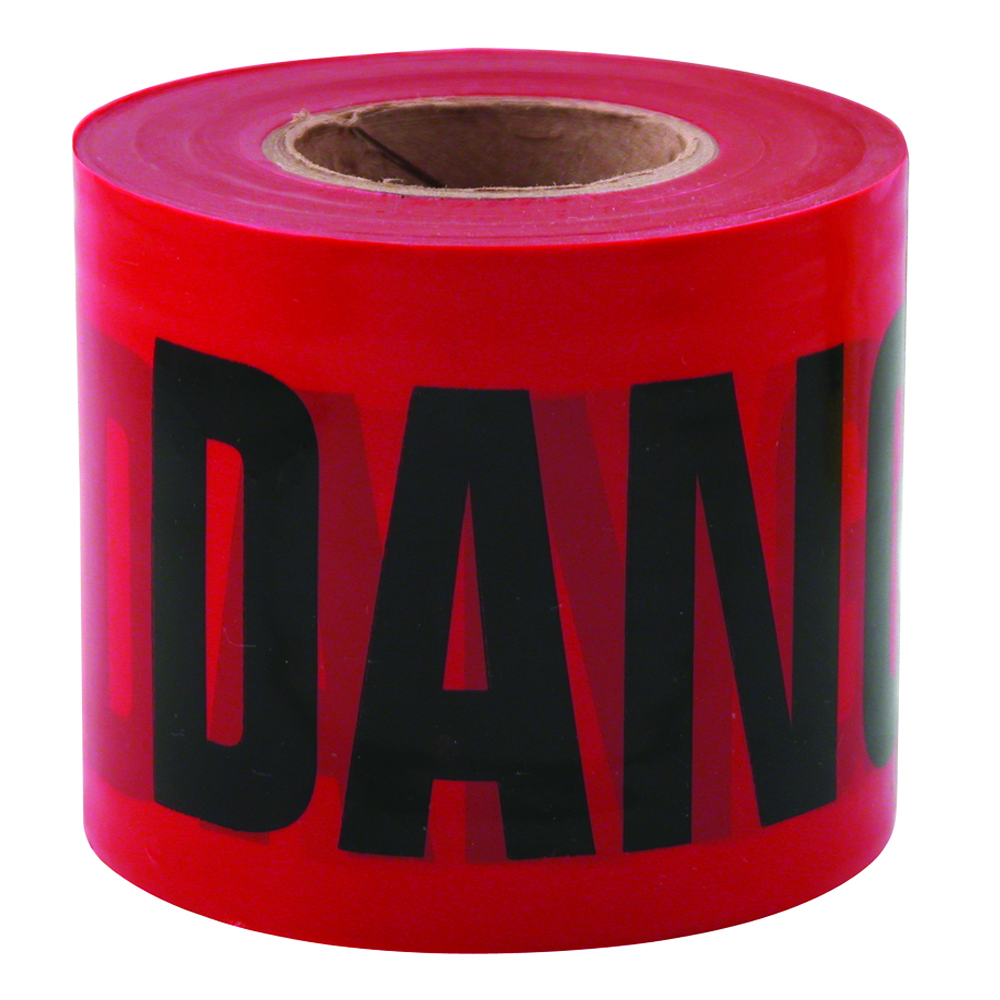 200 ft. Red Barricade Tape - Danger/Peligro<span class=' ItemWarning' style='display:block;'>Item is usually in stock, but we&#39;ll be in touch if there&#39;s a problem<br /></span>