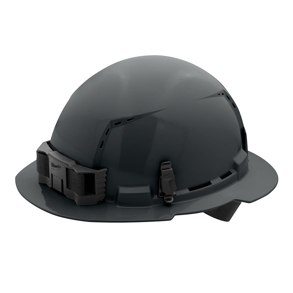 Gray Full Brim Vented Hard Hat w/4pt Ratcheting Suspension - Type 1, Class C<span class=' ItemWarning' style='display:block;'>Item is usually in stock, but we&#39;ll be in touch if there&#39;s a problem<br /></span>