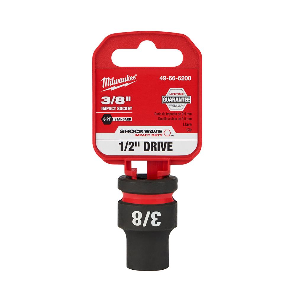 SHOCKWAVE™ Impact Duty™ 1/2&#34; Drive 3/8&#34; Standard 6 Point Socket<span class=' ItemWarning' style='display:block;'>Item is usually in stock, but we&#39;ll be in touch if there&#39;s a problem<br /></span>