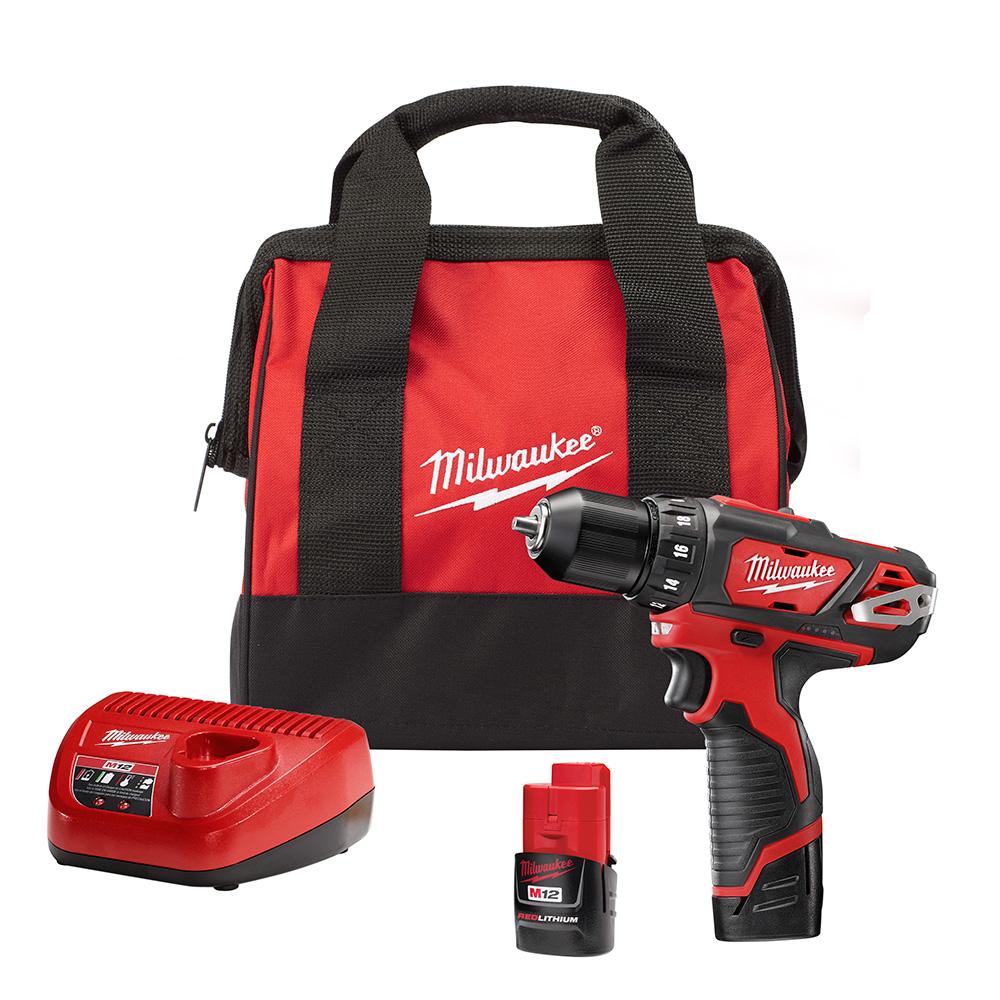 M12™ 3/8 in. Drill/Driver Kit<span class=' ItemWarning' style='display:block;'>Item is usually in stock, but we&#39;ll be in touch if there&#39;s a problem<br /></span>