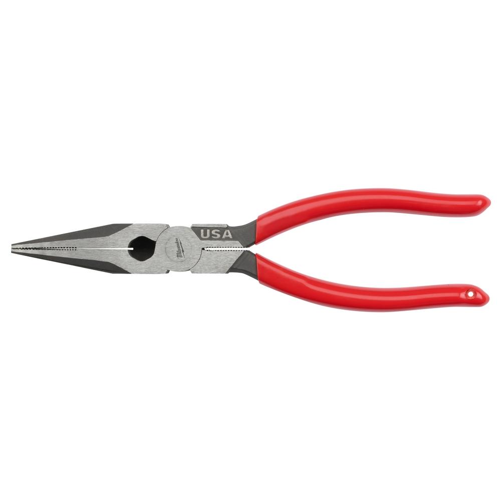 8&#34; Long Nose Dipped Grip Pliers (USA)<span class=' ItemWarning' style='display:block;'>Item is usually in stock, but we&#39;ll be in touch if there&#39;s a problem<br /></span>