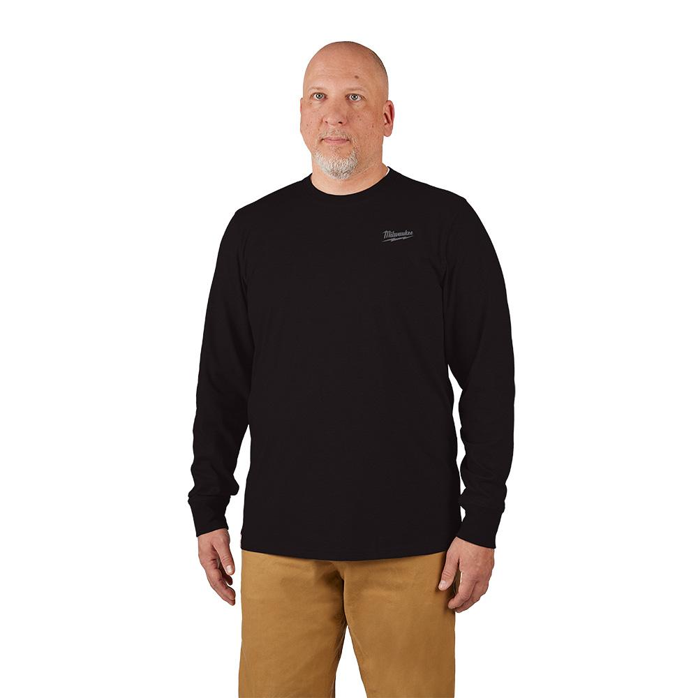 FREEFLEX™ Hybrid Work Tee - Long Sleeve - Black M<span class=' ItemWarning' style='display:block;'>Item is usually in stock, but we&#39;ll be in touch if there&#39;s a problem<br /></span>