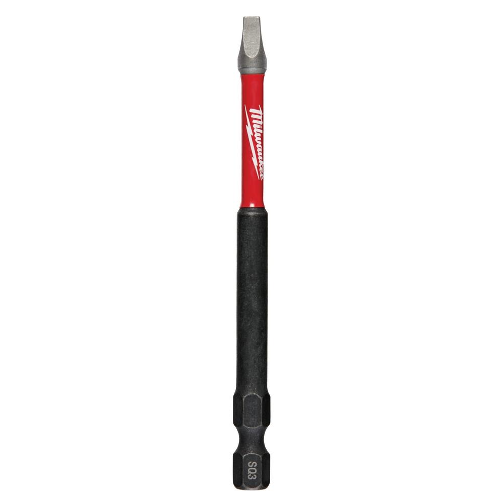 SHOCKWAVE™ 3-1/2 in. Impact Square Recess #3 Power Bits 25PK<span class=' ItemWarning' style='display:block;'>Item is usually in stock, but we&#39;ll be in touch if there&#39;s a problem<br /></span>