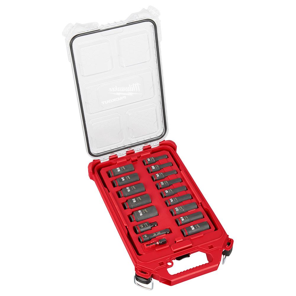 SHOCKWAVE™ Impact Duty™ Socket 3/8” Dr 17PC SAE PACKOUT™ Set<span class=' ItemWarning' style='display:block;'>Item is usually in stock, but we&#39;ll be in touch if there&#39;s a problem<br /></span>