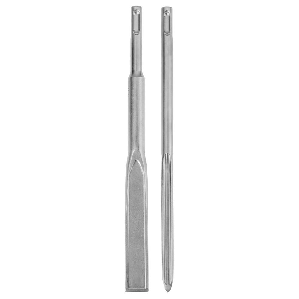 SDS PLUS SLEDGE™ Bull Point & Flat Chisel 2 Pack<span class=' ItemWarning' style='display:block;'>Item is usually in stock, but we&#39;ll be in touch if there&#39;s a problem<br /></span>