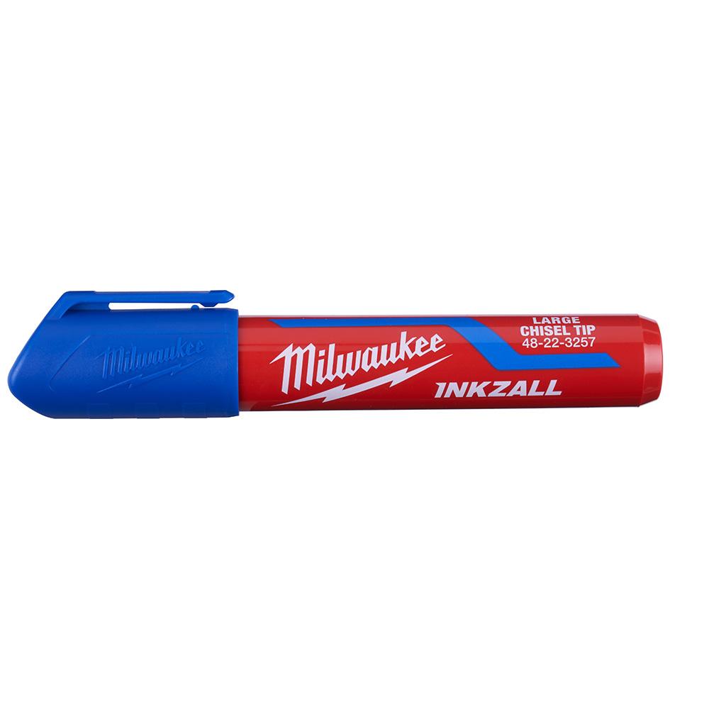 INKZALL™ Large Chisel Tip Blue Marker<span class=' ItemWarning' style='display:block;'>Item is usually in stock, but we&#39;ll be in touch if there&#39;s a problem<br /></span>