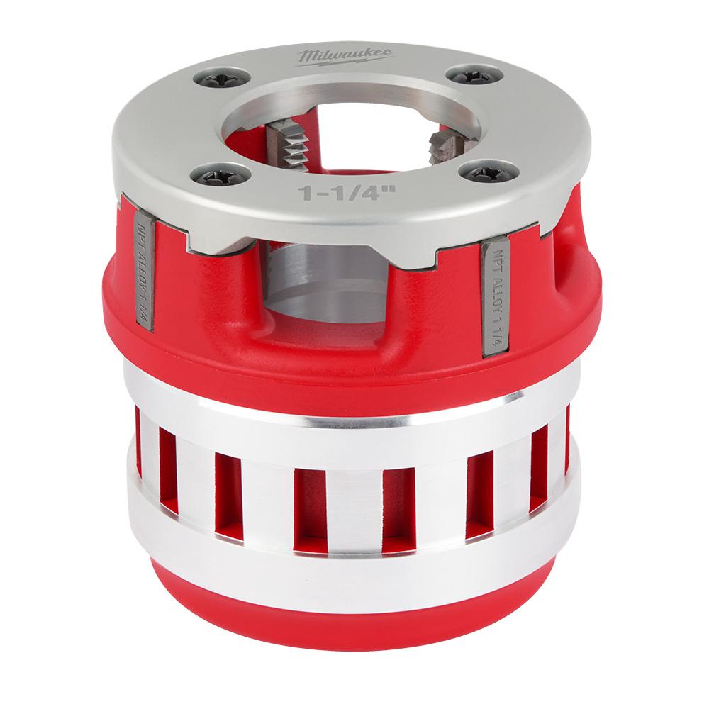 1-1/4&#34; ALLOY NPT Portable Pipe Threading Forged Aluminum Die Head<span class=' ItemWarning' style='display:block;'>Item is usually in stock, but we&#39;ll be in touch if there&#39;s a problem<br /></span>