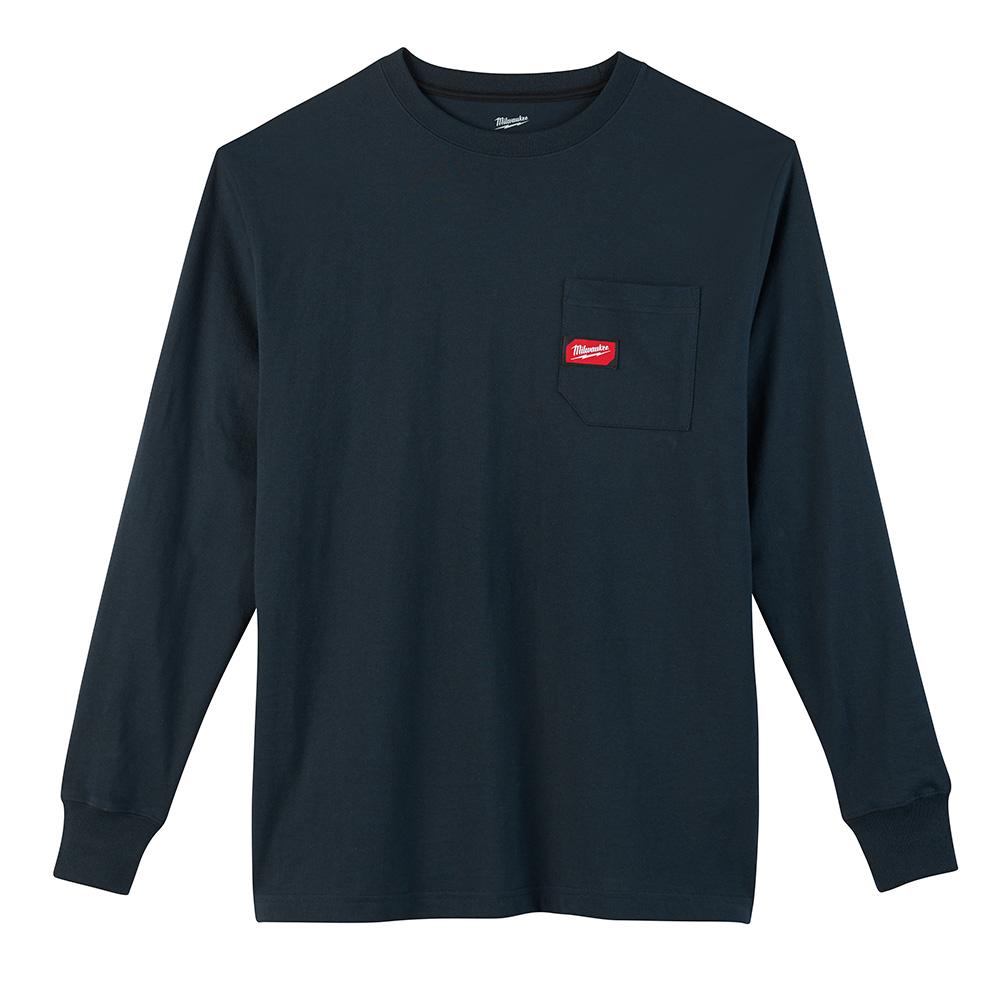 HD Pocket T-Shirt - LS - Blue S<span class='Notice ItemWarning' style='display:block;'>Item has been discontinued<br /></span>