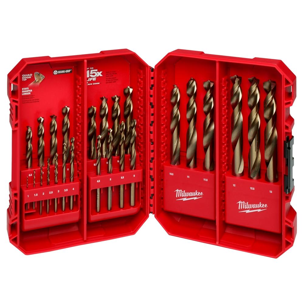 RED HELIX™ Cobalt Metric Drill Bit Set – 25PC<span class=' ItemWarning' style='display:block;'>Item is usually in stock, but we&#39;ll be in touch if there&#39;s a problem<br /></span>