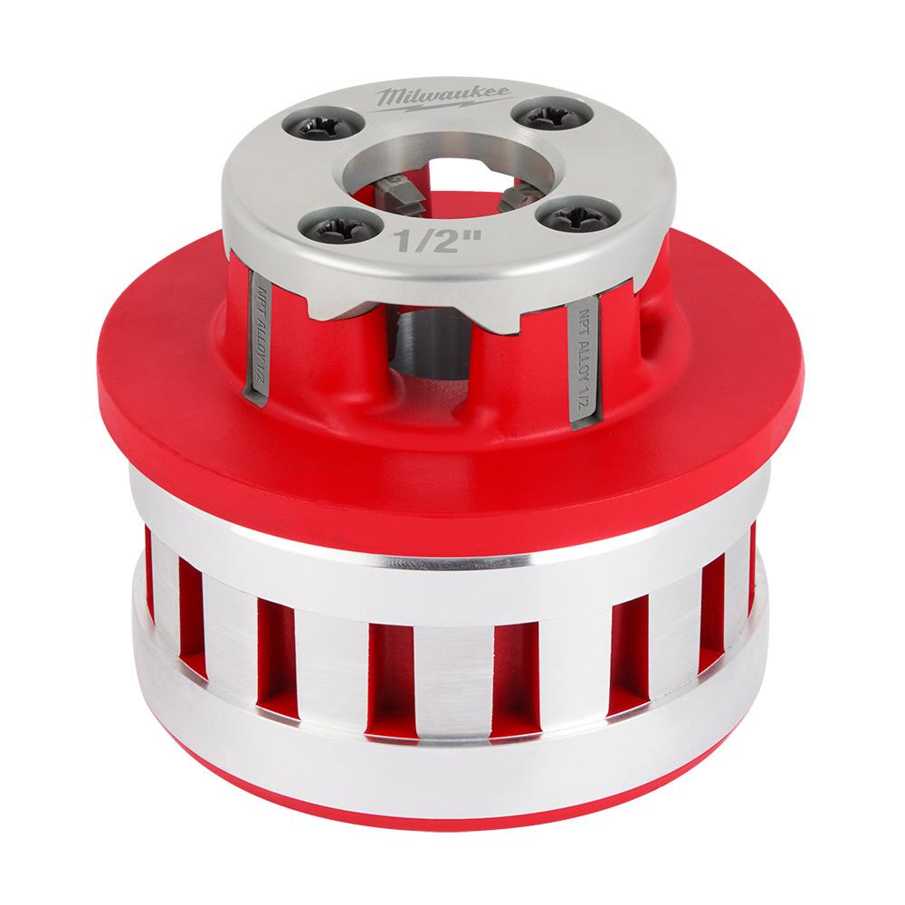 1/2&#34; ALLOY NPT Portable Pipe Threading Forged Aluminum Die Head<span class=' ItemWarning' style='display:block;'>Item is usually in stock, but we&#39;ll be in touch if there&#39;s a problem<br /></span>