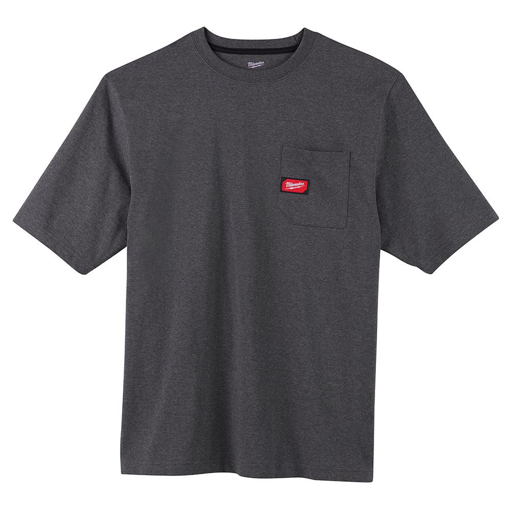 HD Pocket T-Shirt - SS - Gray S<span class='Notice ItemWarning' style='display:block;'>Item has been discontinued<br /></span>