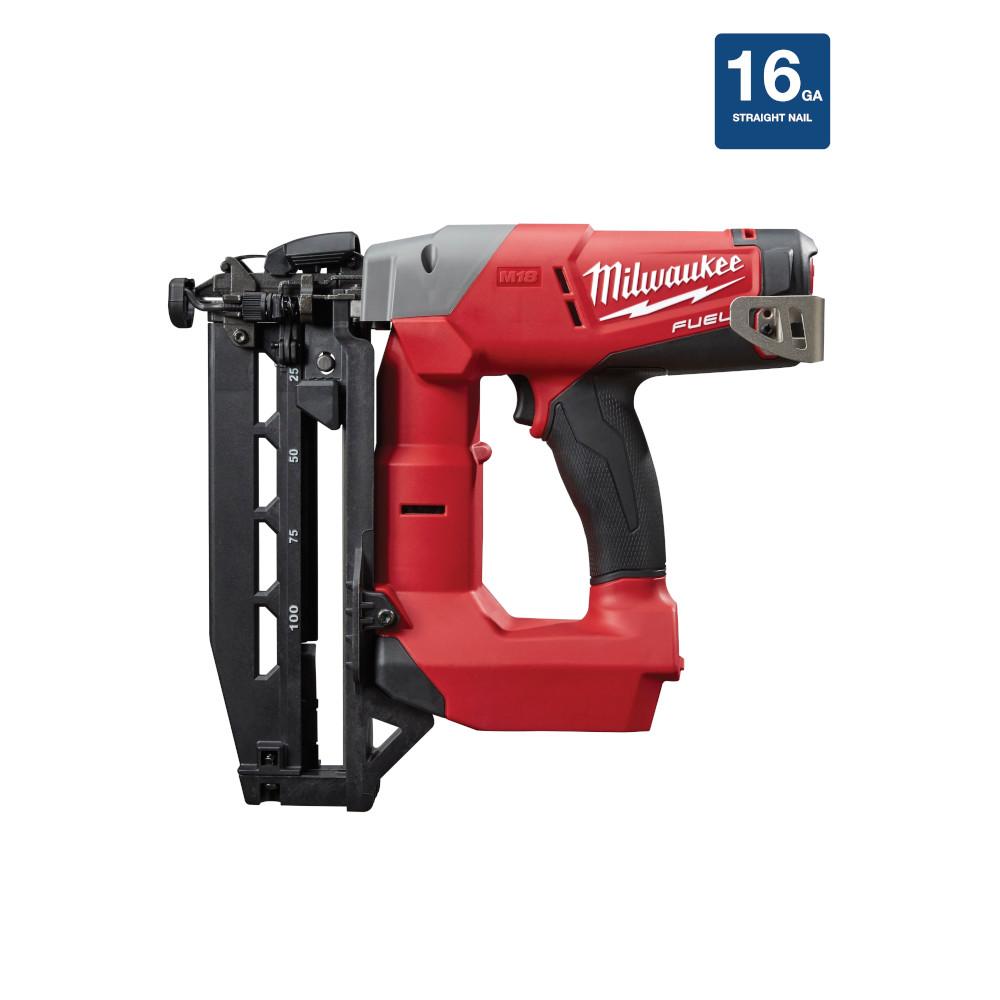 M18 FUEL™ 16 Gauge Straight Finish Nailer-Reconditioned<span class=' ItemWarning' style='display:block;'>Item is usually in stock, but we&#39;ll be in touch if there&#39;s a problem<br /></span>