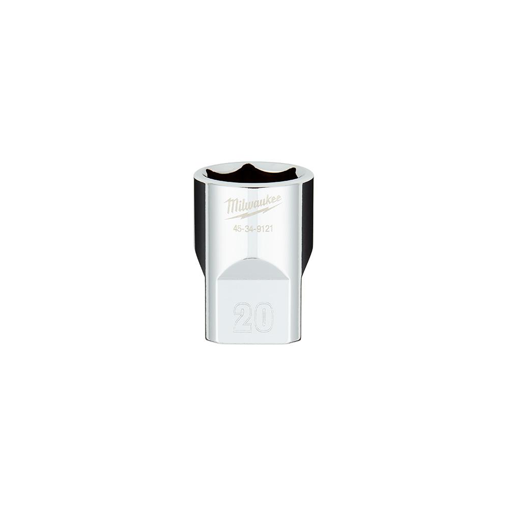 1/2 in. Drive 20MM Metric 6-Point Socket with FOUR FLAT™ Sides<span class=' ItemWarning' style='display:block;'>Item is usually in stock, but we&#39;ll be in touch if there&#39;s a problem<br /></span>