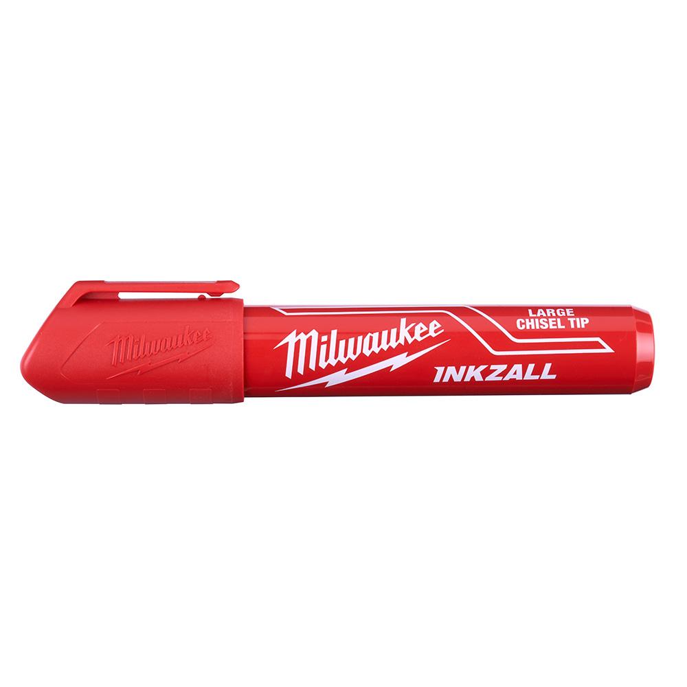 INKZALL™ Large Chisel Tip Red Marker<span class=' ItemWarning' style='display:block;'>Item is usually in stock, but we&#39;ll be in touch if there&#39;s a problem<br /></span>